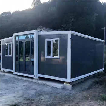 Chinese ready-made expandable container with bathroom and kitchen modern style folding low cost resort use