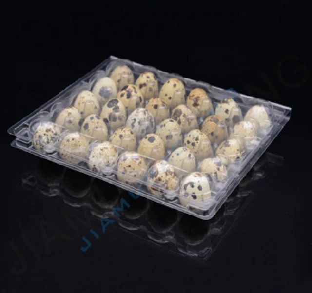 customized blister plastic incubators 30 holes quail  chicken and duck egg trays packaging box