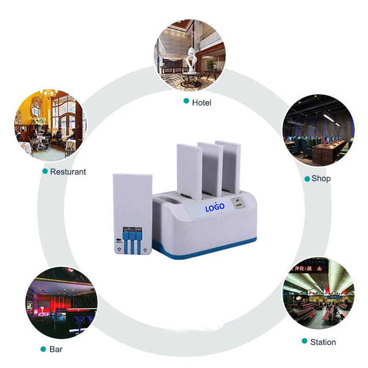 
 CS-S04 4 Слот поделиться портативный смарт-телефон Внешняя батарея зарядное устройство чехол Прокат Power Bank  