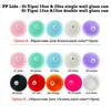 Couvercles en plastique option B
