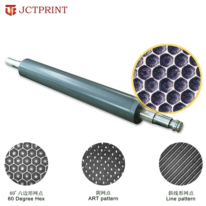 High Quality Micro Gravure Coating Roll Ceramic Anilox Roller