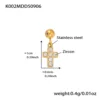 K002-ciondolo croce dorata con zirconi