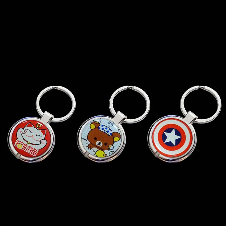 Metal Epoxy Ntag213 Key Chain Tag