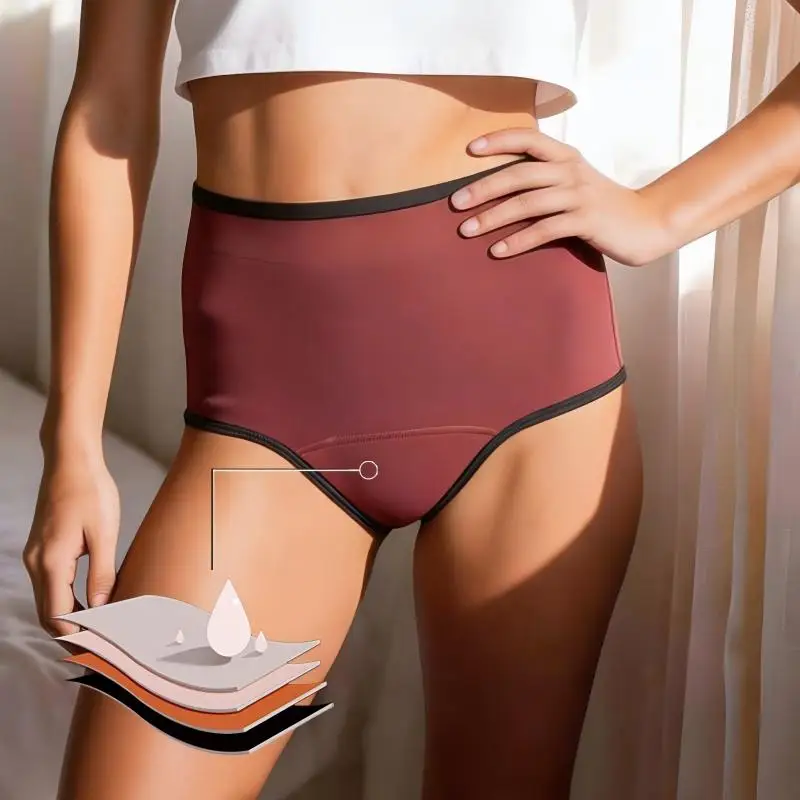 High-Waist Colour-Block Period Brief construction and fit reference