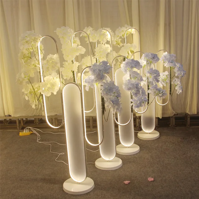 Hot Sale Wedding Event Party  props Supplies Stage Light flower stand road leads wedding lights