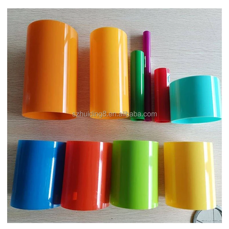 PLASTIC PERSPEX ACRYLIC TUBE TRANSPARENT COLOUR RED GREEN BLUE YELLOW PURPLE AMB 