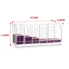 6 slot - Base trasparente