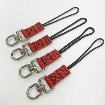 X-C-PIN 2.5kg red color tool tether swivel catch connector tool lanyard with toggle details