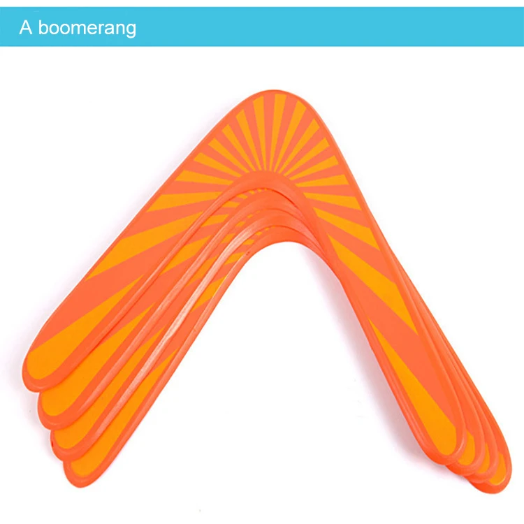 2022 Agreat Promotion Wooden Throwback V Shaped Boomerang Flying Disc