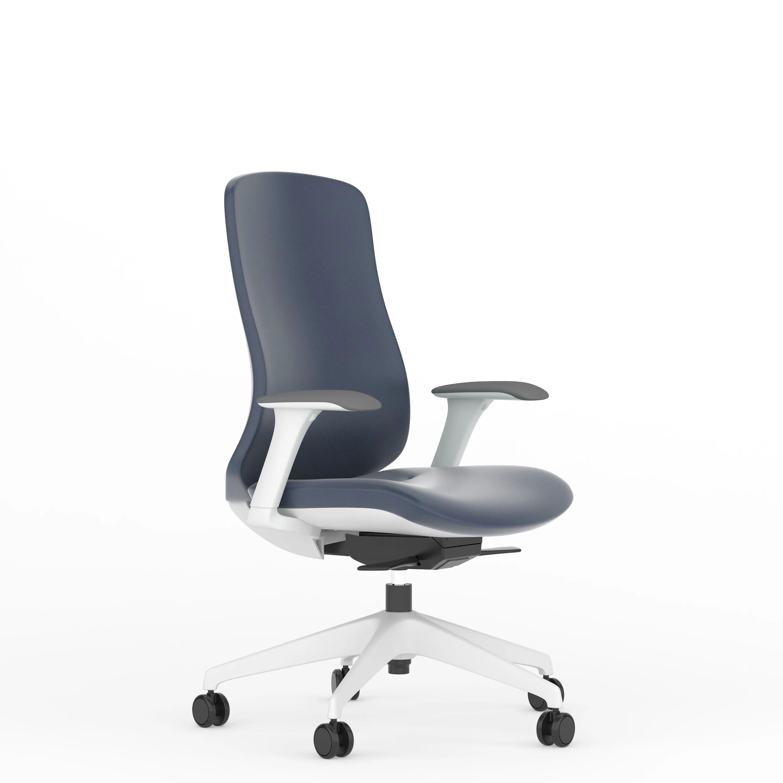 Leather Office Chair Swivel Recline manufacture