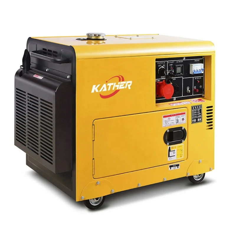 3kva 5kva 6kva 8kva 10kva Super stille Dieselgenerator 12kw 15kw 20kw Generatoren Diesel Schallschutz Ats Automatikstart-Generatorset