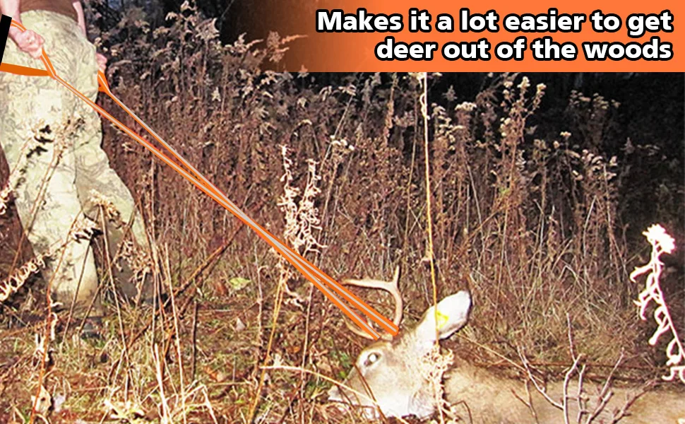 Wholesale Outdoor Hunting Gear Deer Drags Rope With Nonslip Handle Durable Heavy Duty Drag