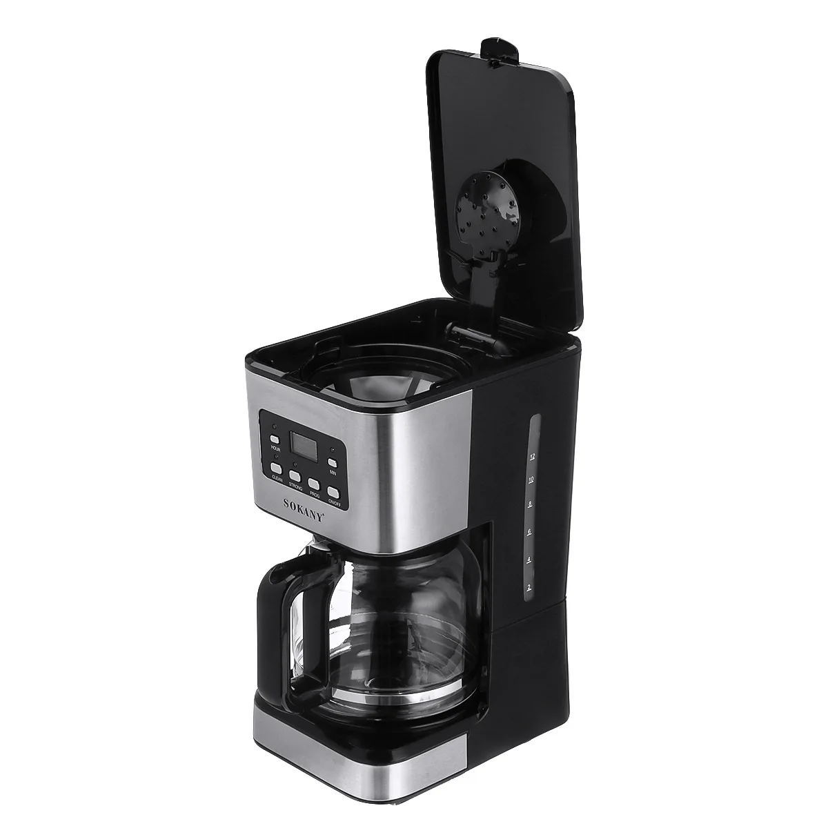 Sokany 2 In 1 Capsule Pressure Espresso & Ground Coffee Powder Coffee Maker  Machine 900ML Capacity 750W K-Cup Pods