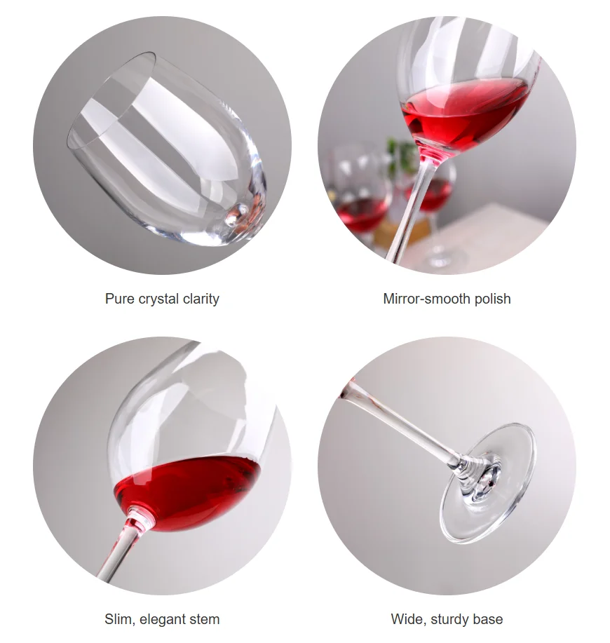 Retro bar glassware Red Wine Glass Cups champagne Flute Sets with Personalized logo for Weddings Gift