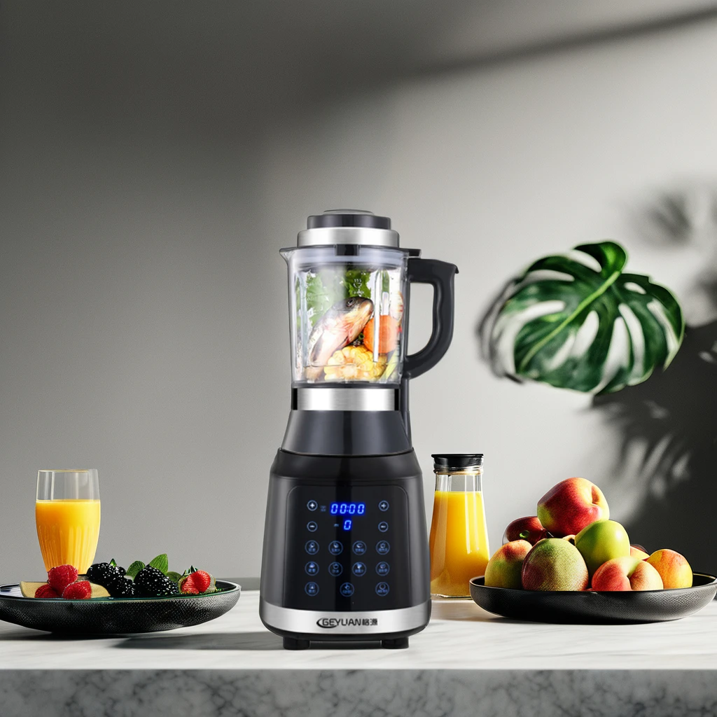 Geming Heavy-Duty Manual Portable Blender Home Outdoor-Applicable Juicer with Copper Motor Heater for Industry Fresh Beverages