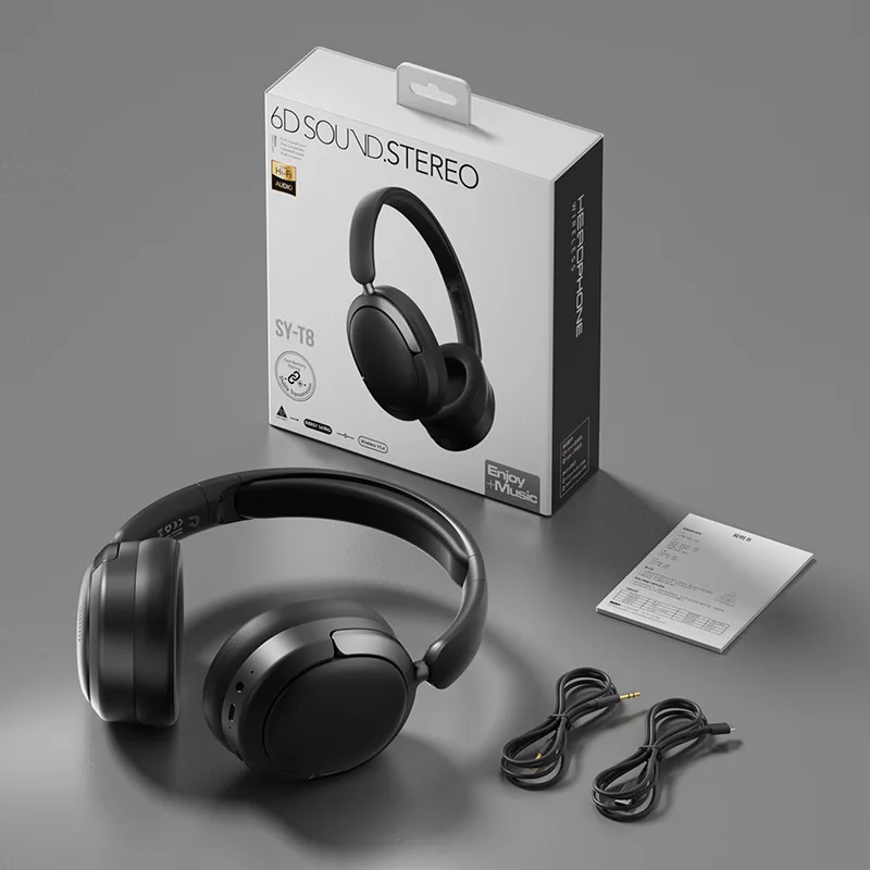 Exquisite New Design SY-T8 OEM over-Ear Headphone ANC
