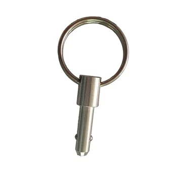 Custom cnc machining ball lock pins pull ring quick release pin Steel Zinc Plated Ball Lock Pin