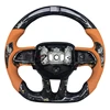 Forged Carbon Fiber+Perforated Leather+LED +Grip