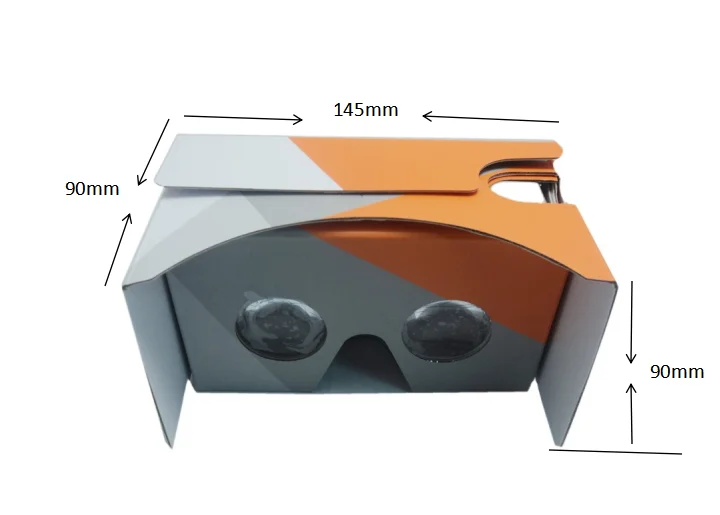 Factory Supply Customized Google Cardboard VR 3D Glasses Machine to Make Cardboard Boxes for Smart Phone Watch 360 VR Video