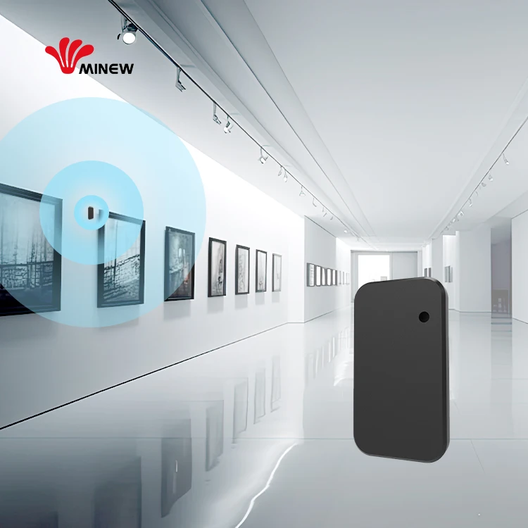 Indoor Positioning Tracking Minew E6 Bluetooth Beacon Card Ibeacon Tag Light Sensor Ble Beacon