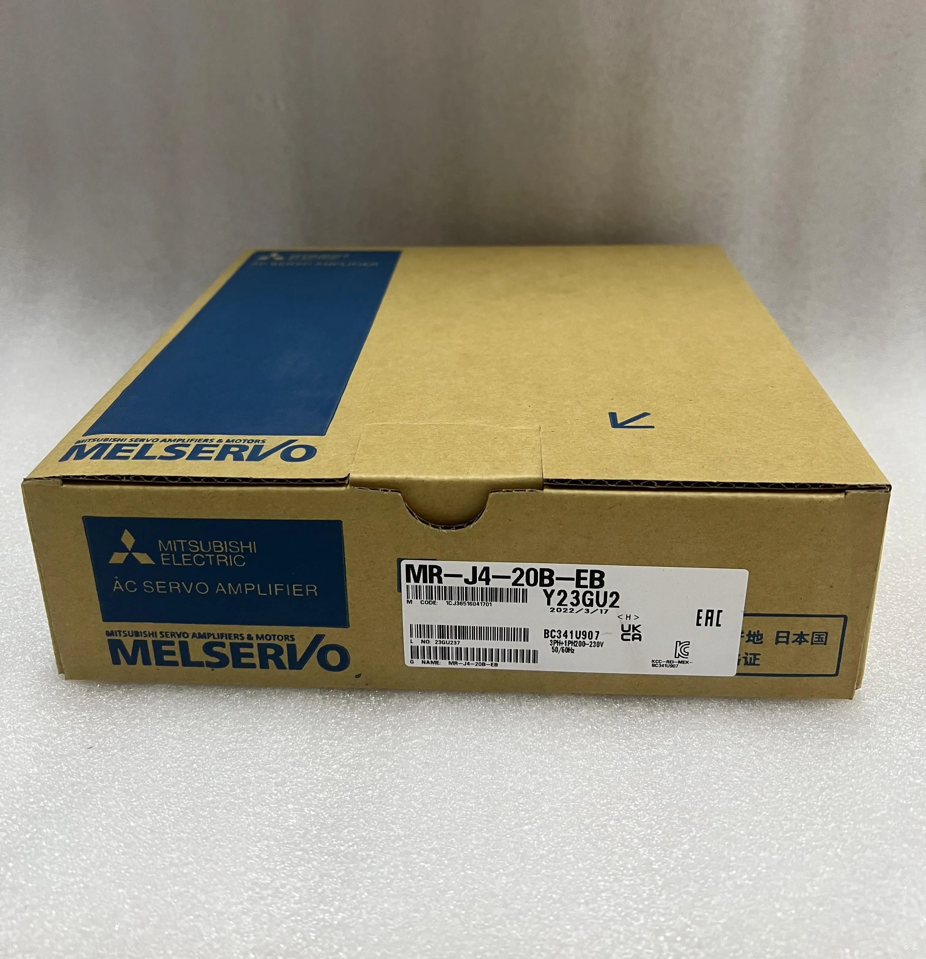 Mitsubishi AC Servo Amplifier MR-J4-20B-EB