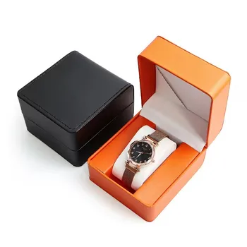 Factory Customized Man Woman Luxury Jewelry Package Watch Storage Box display PU leather Handmade Watch Box