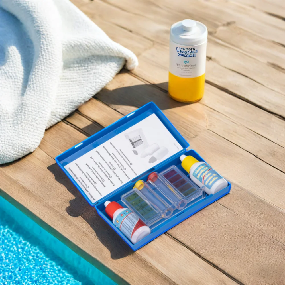 Bulk Package Swimming Pool Chlorine/PH Test Kit Refill Bottles for Spa Use