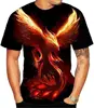 3d Phoenix Printed T Shirt