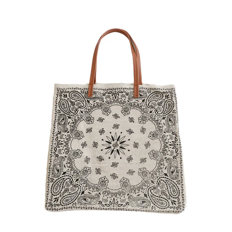 2024 Korean Floral Shoulder Hand Bags for Women Colorful Beach Usage Ba, Custom Logo & OEM/ODM Welcome