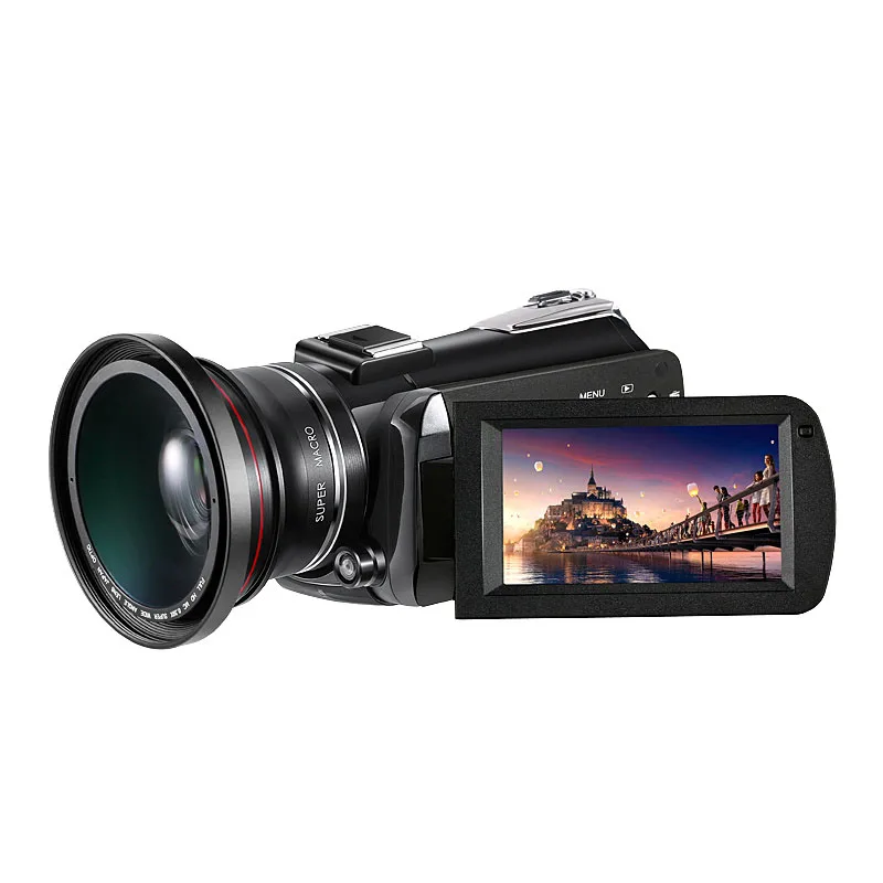ビデオカメラ4K 10X 光学ズーム 120X インテリジェントズーム Fujifilm 100x Digital Video Camera, 10x Optical Zoom, 1080p