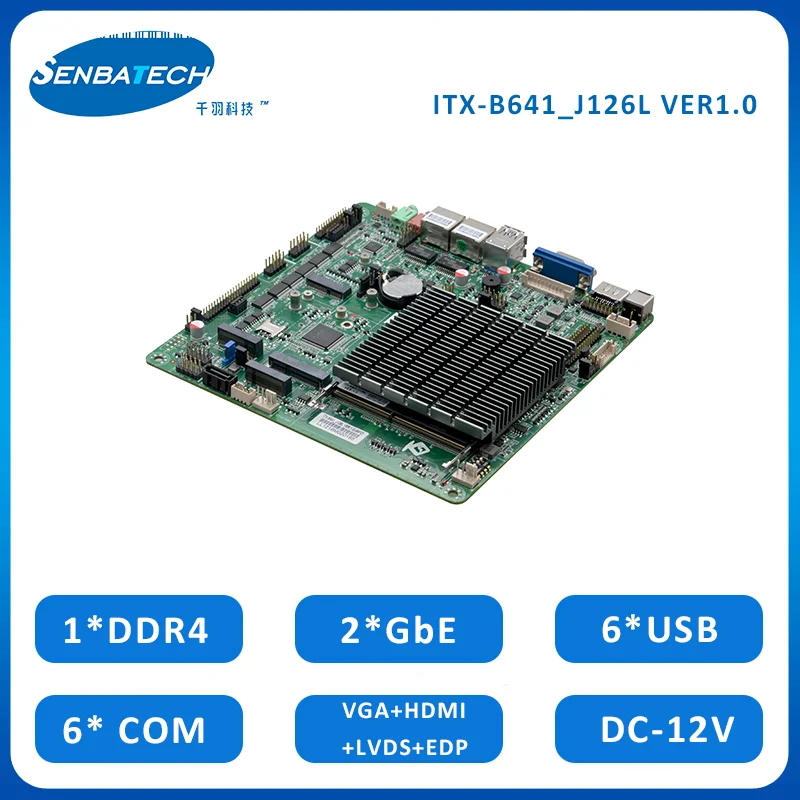 Smallest Motherboard with Ram and Processor Integrated 10th Gen Celeron J6412 Quad Core Processor