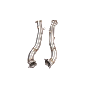 YT High-Performance Stainless Steel Exhaust Downpipe for Audi RS6/RS7