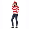 Mujer adulta (Top + sombrero + montura de gafas)