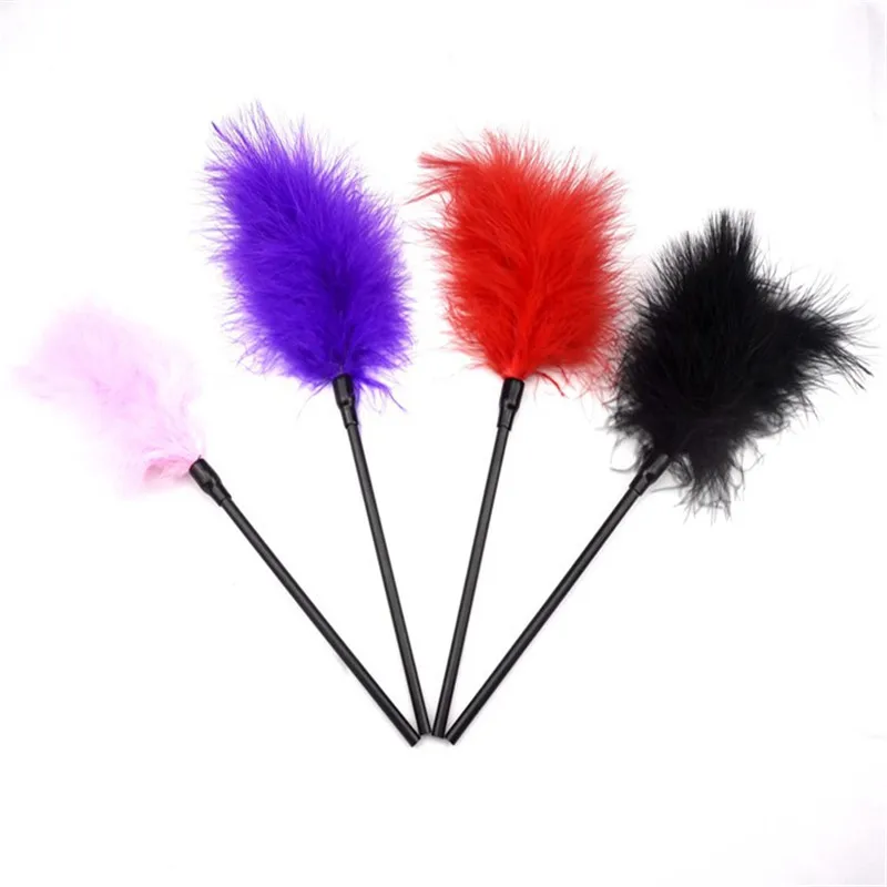 wholesale high quality tickle feather male adult bdsm tickler