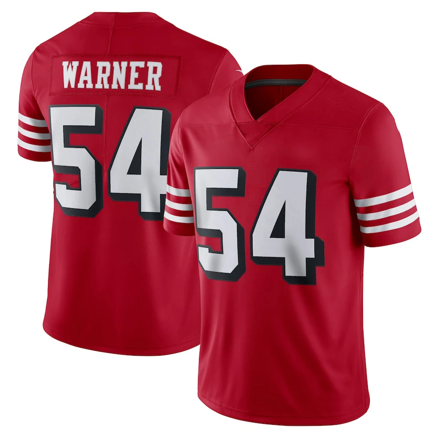 Source Men's 85 George Kittle 54 Fred Warner 97 Nick Bosa American Football  Jersey on m.