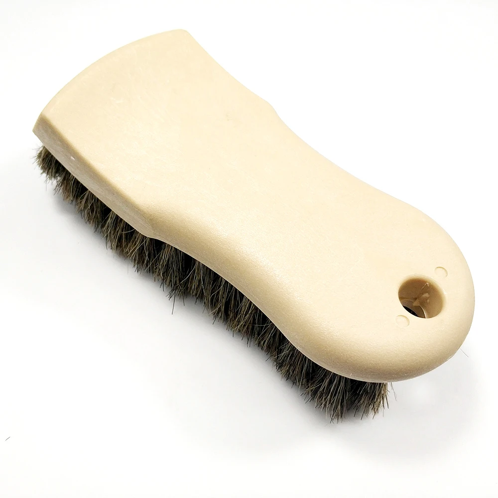 Мастер M71001 100% Чистящая Щетка из конского волоса для салона автомобиля, кожаного сиденья, сверхпрочная щетка для чистки автомобильных сидений