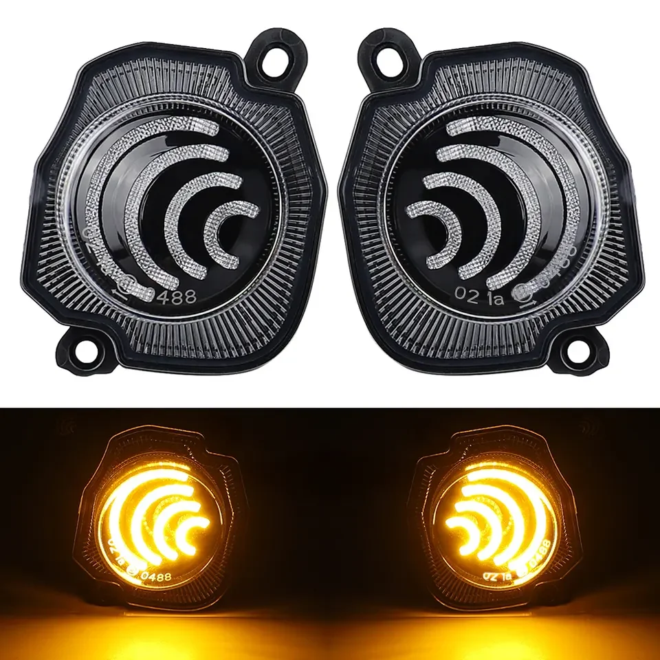 Fit For Toyota Prius 2019-2020 LED Daytime Running Lights Yellow White Lamps