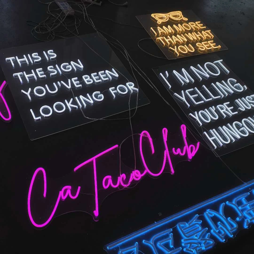 Good Vibes Only Neon Lights LED Neon Sign Custom Made Good Vibes Neon Sign Word