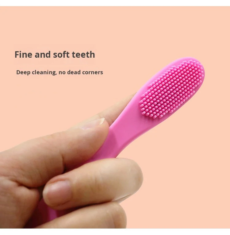 Silicone Pet Toothbrush Set for Dogs and Cats Finger Toothbrush for Easy Cleaning Dog & Cat Toothbrush manufacture