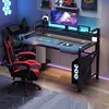 Double-layer carbon fiber textured computer desk 120*60