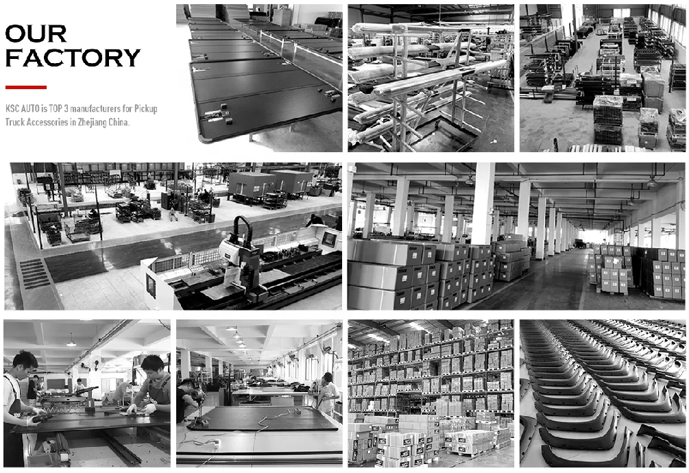 Kscpro Low Profile Aluminum Hard Trifold Tonneau Cover Folding Truck