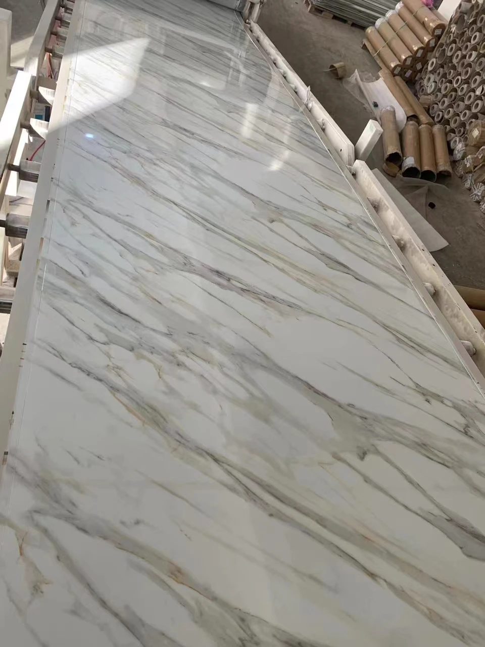 Factory Indoor Decorate 3D Printing Pvc Uv Marble Sheet Wall Panel High ...