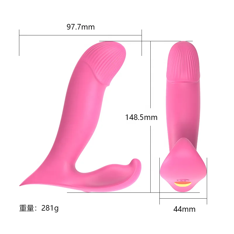 Remote Control Wearable Panty Vibrator Female Clitoral and G Spot Stimulation Thrusting Dildo Vibrator for Women