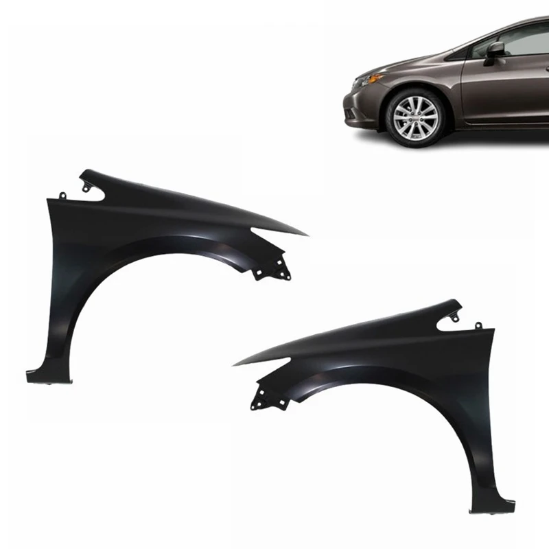 parafango anteriore sinistro destro nuovo OEM di alta qualità all'ingrosso in acciaio primerizzato per Honda Civic 2012 2013 2014 2015