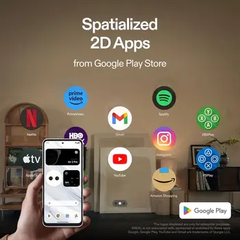 XREAL Air AR Glasses Beam Pro (8G+256G) Bundle, Supports All Google Play Store Apps, the AR Glasses Spatial Computing Companion detail image