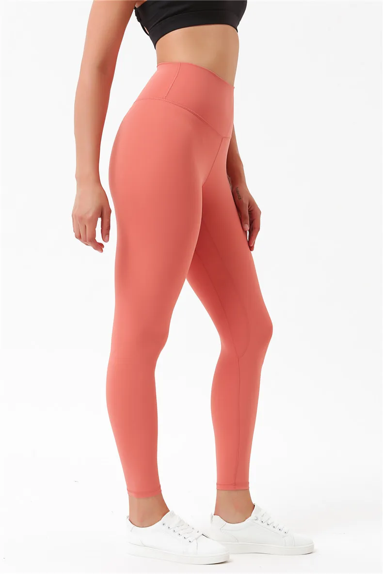 Lulu Yoga Pants Nude Feel Women S Peach Hips High Waist Hip Lifting Sports Fitness Pants Tight