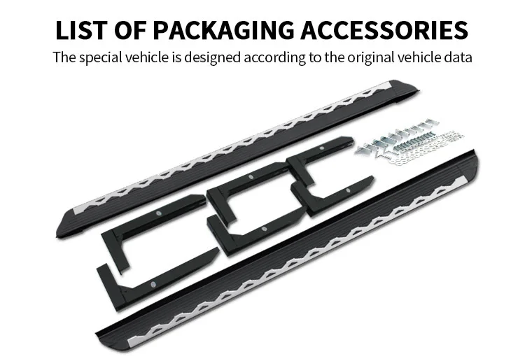 Factory Wholesale Car Side Doors Accessories for Hyundai IX25 IX35 IX45 SANTAFE TUCSON L PALISADE Fixed Running Boards supplier