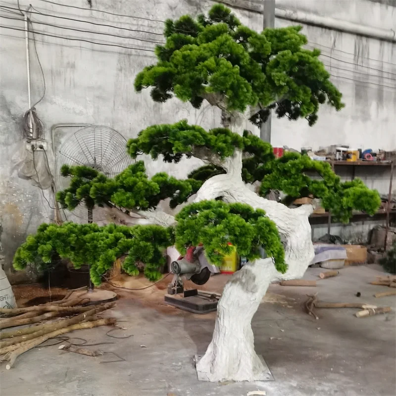 Artificial Bonsai Tree Faux Pine Tree Artificial Bonsai Tree for Home Office Showcase Indoor Decor