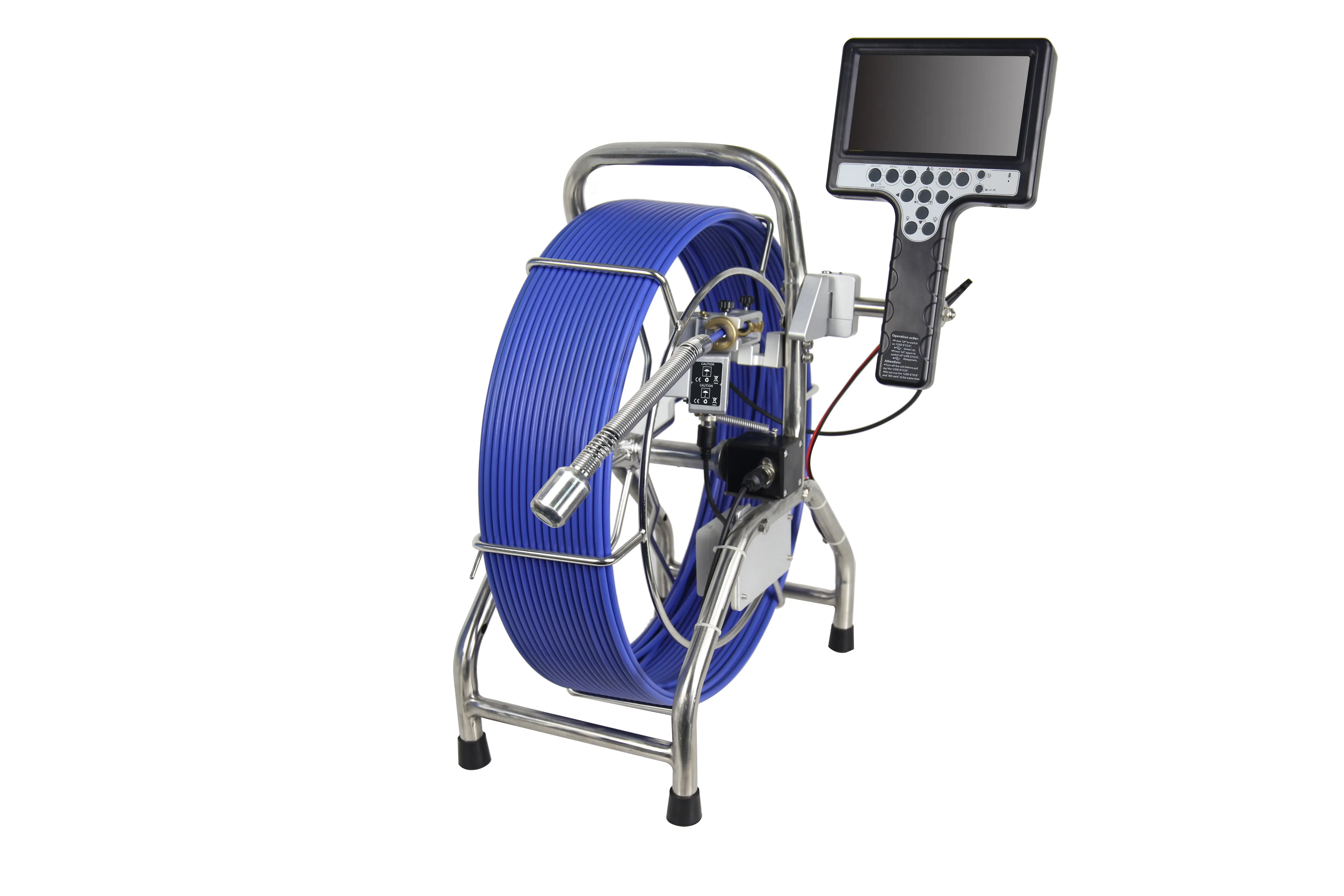 Wopson 7 Inch Monitor Dvr Sewer Drain Pipeline Cctv Camera System