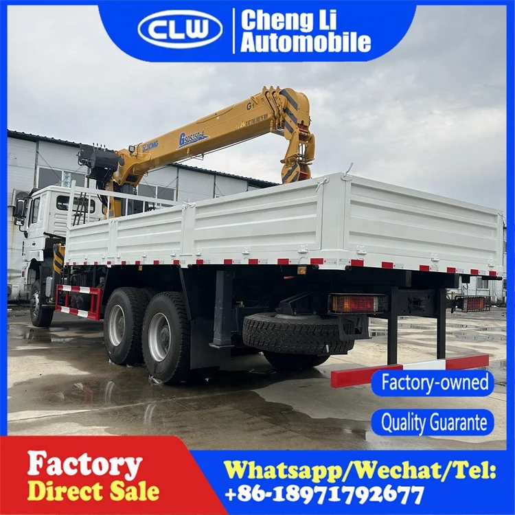 Shacman F3000 14ton Lifting Boom Crane 6x4 Self Load Truck Mounted